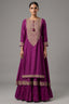Purple Silk Gota and Sequin Worked Lehenga Suit