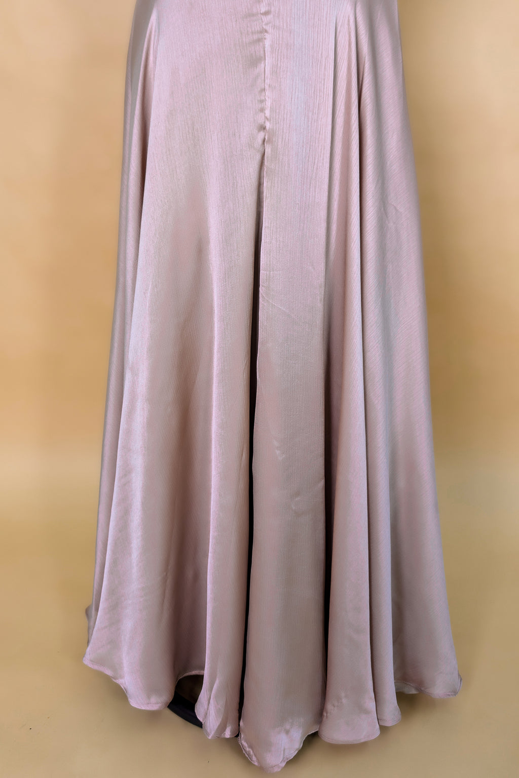 Dusty Pink Chiffon Silk Sequin and Cutdana Worked Crop Top Palazzo Set with Dupatta