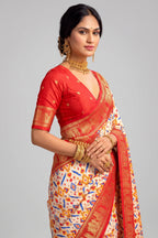 Art Silk Patola Printed Saree
