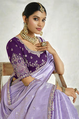 Silk Saree with Weaving