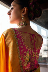 Viscose Silk Floral Woven Saree