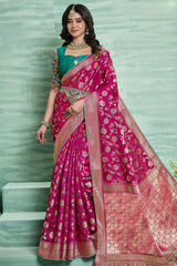 Silk Saree with Weaving