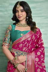 Silk Saree with Weaving