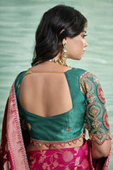 Silk Saree with Weaving