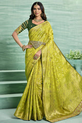 Silk Saree with Weaving