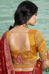 Silk Saree with Weaving