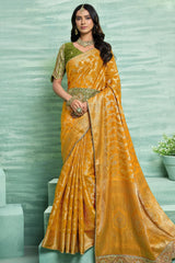 Silk Saree with Weaving