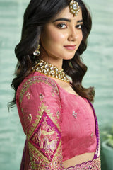 Silk Saree with Weaving