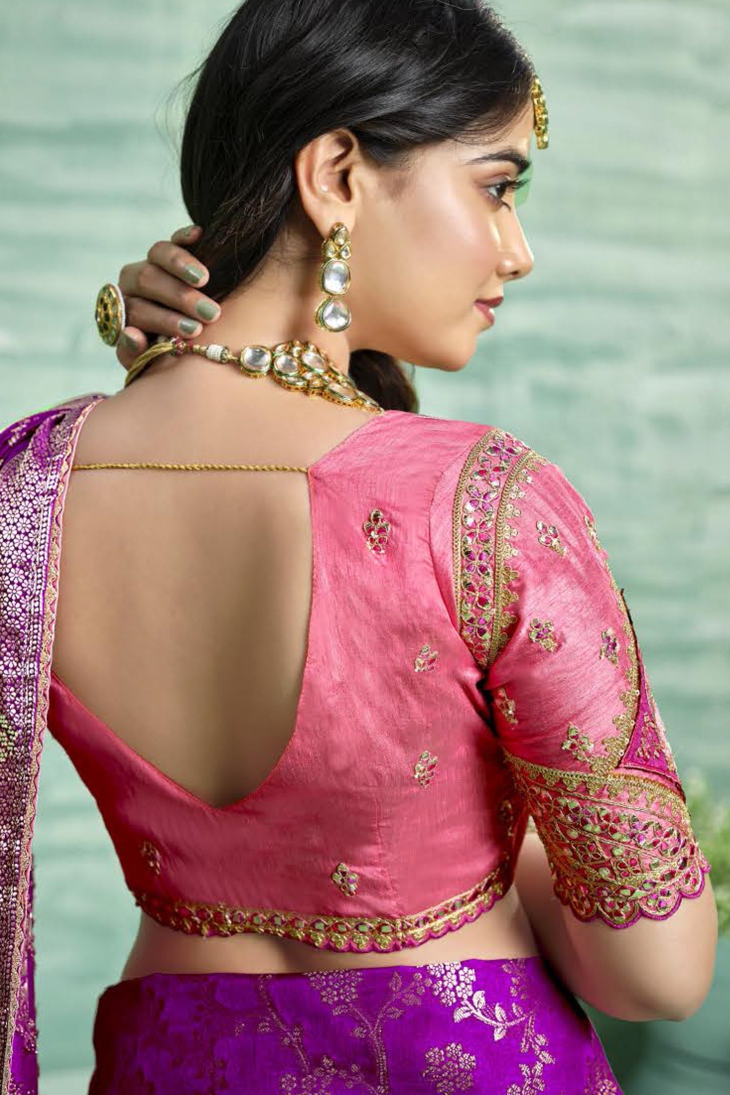 Silk Saree with Weaving