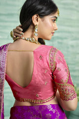 Silk Saree with Weaving