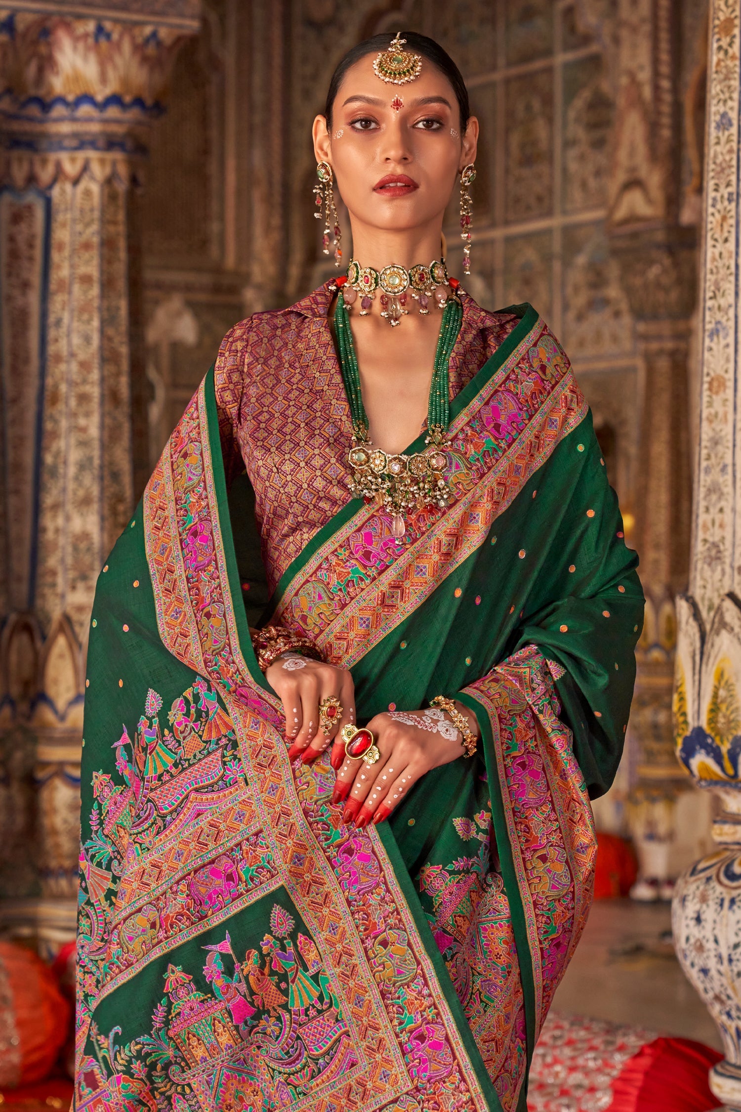 Art Silk Printed Saree