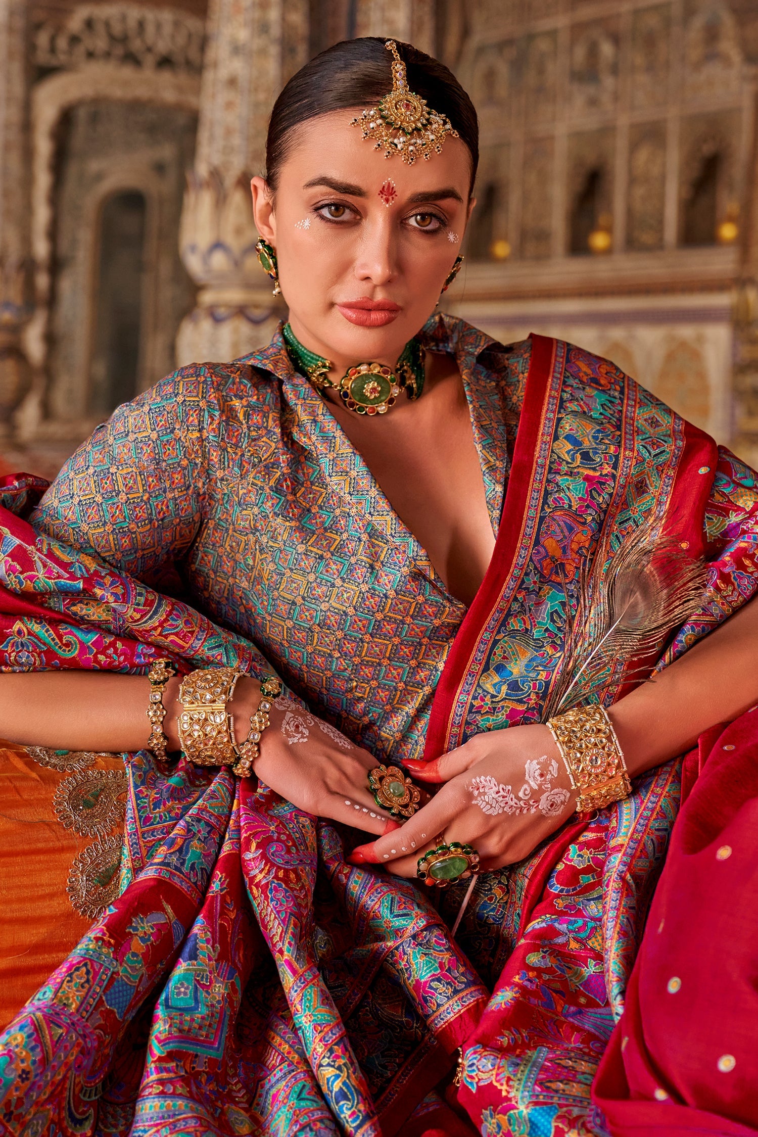 Art Silk Printed Saree