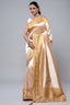 Light Yellow Tissue Silk Saree