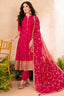Pink Art Silk Sequins Embroidered Anarkali Suit - red silk saree embroidered