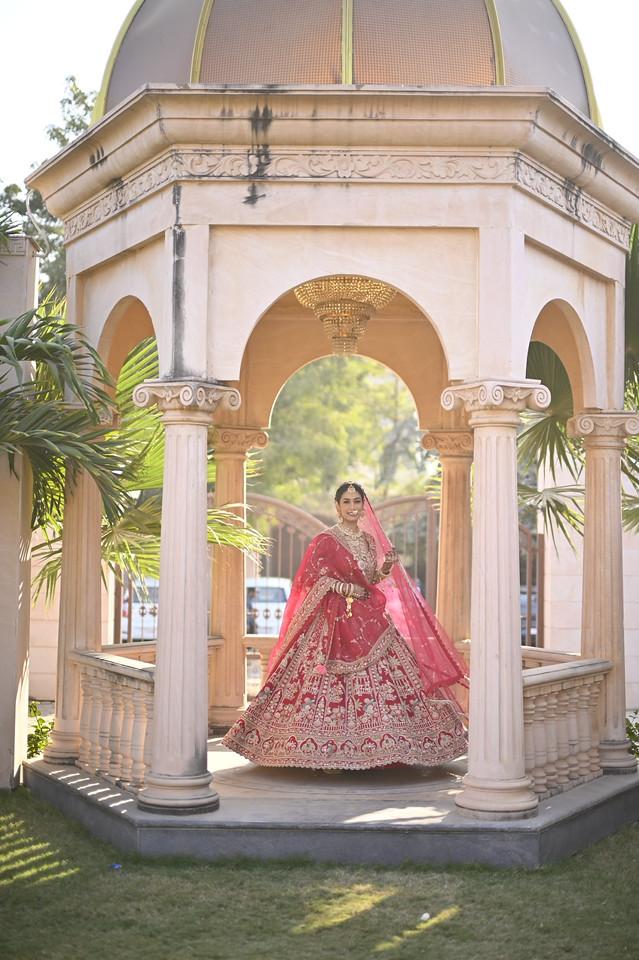 Saree.com customer wearing Indian occasion wear