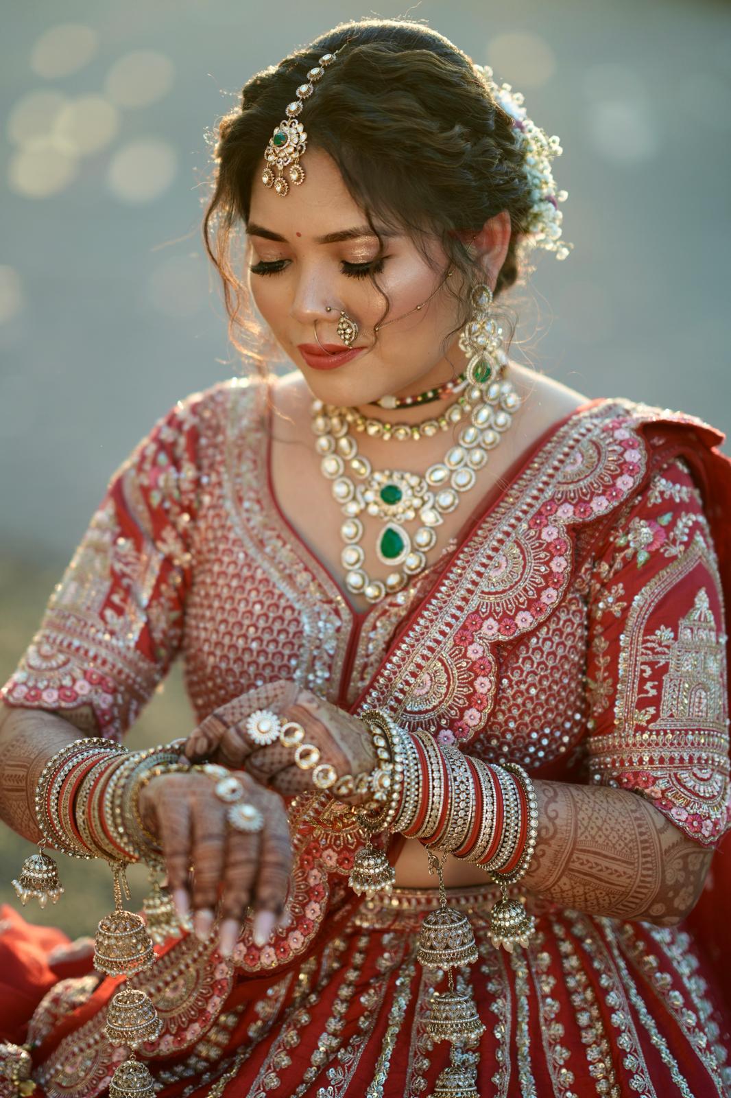Saree.com customer wearing Indian occasion wear