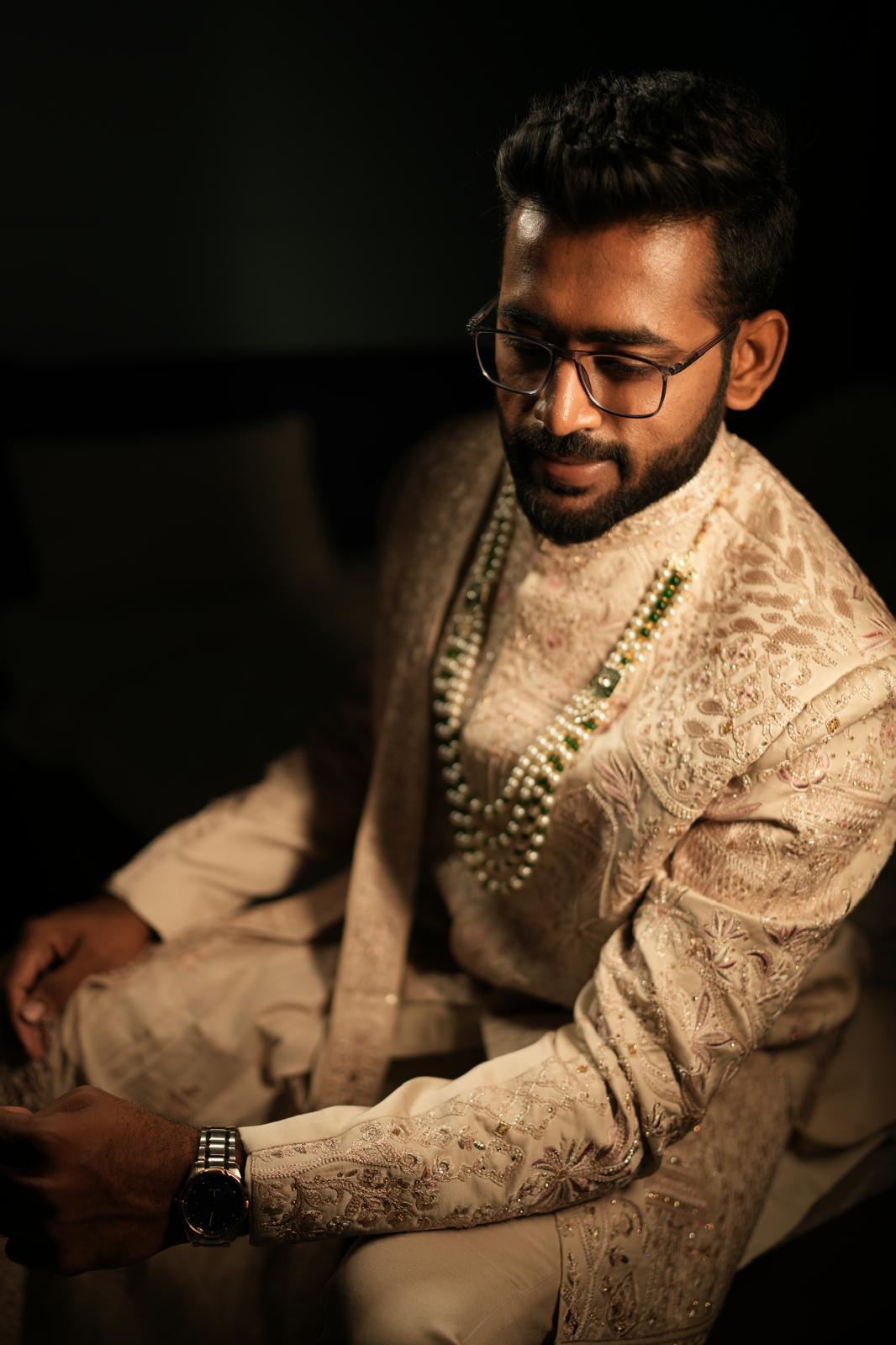 Saree.com customer wearing Indian occasion wear