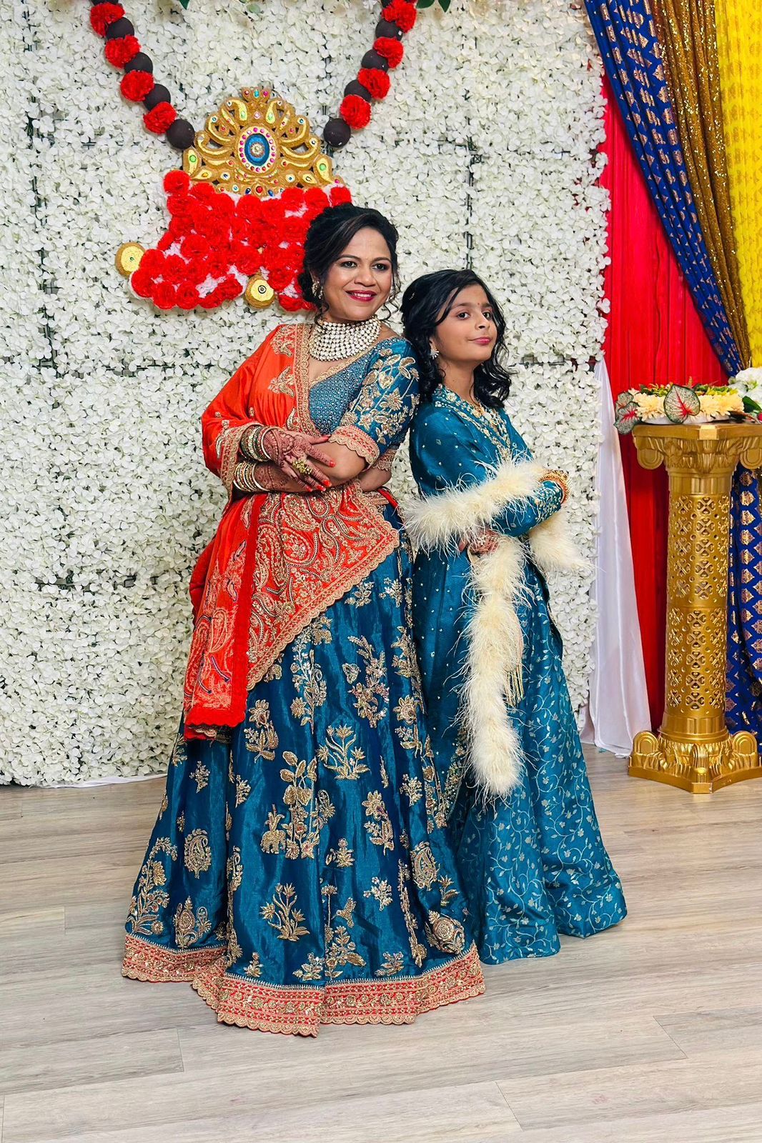 Saree.com customer wearing Indian occasion wear