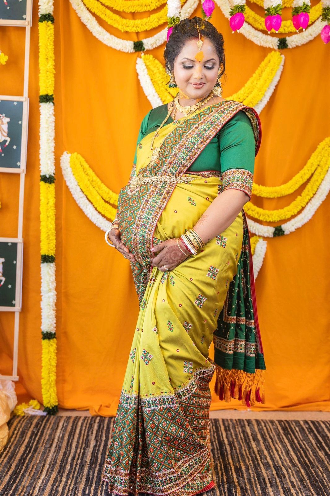 Saree.com customer wearing Indian occasion wear