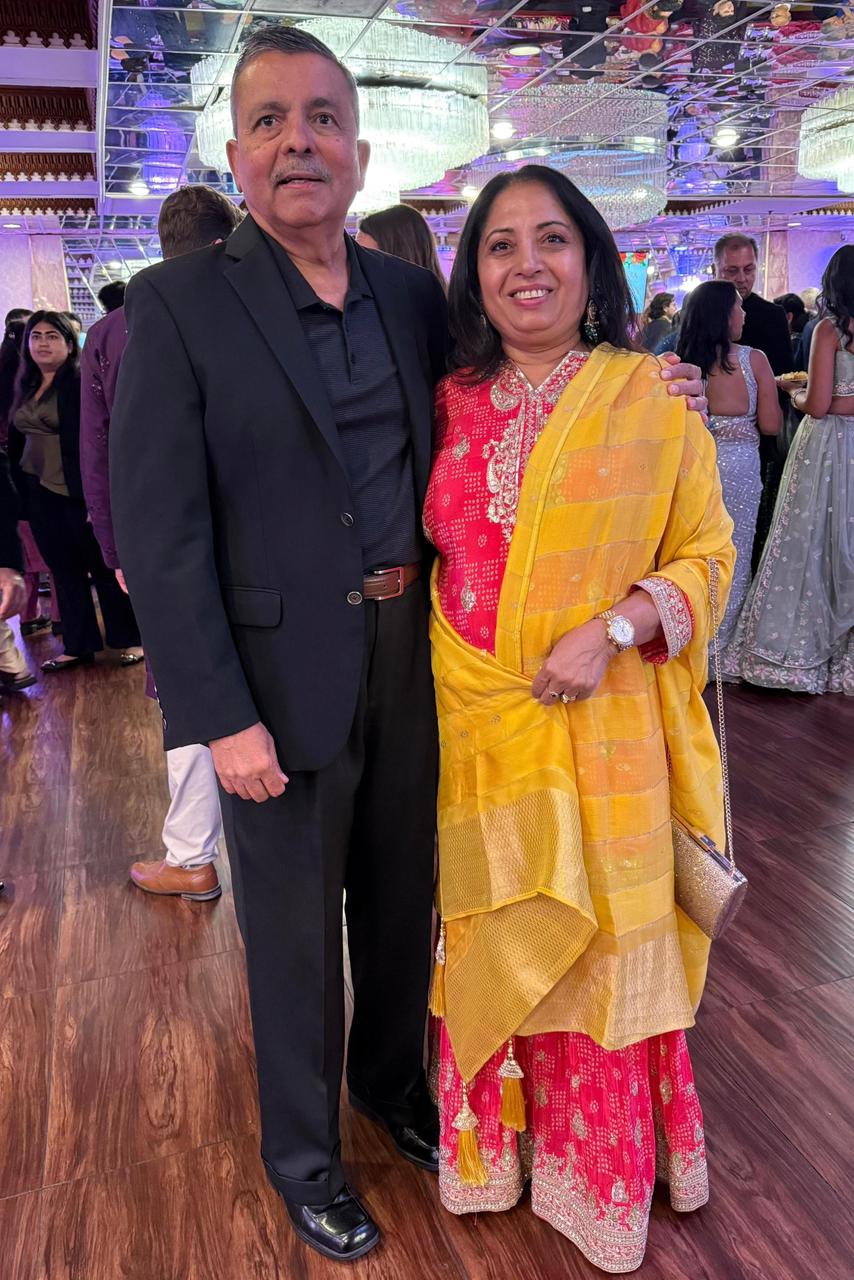 Saree.com customer wearing Indian occasion wear