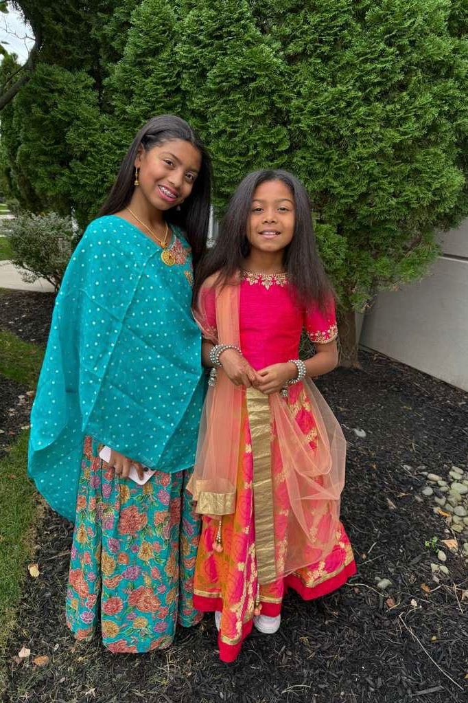 Saree.com customer wearing Indian occasion wear
