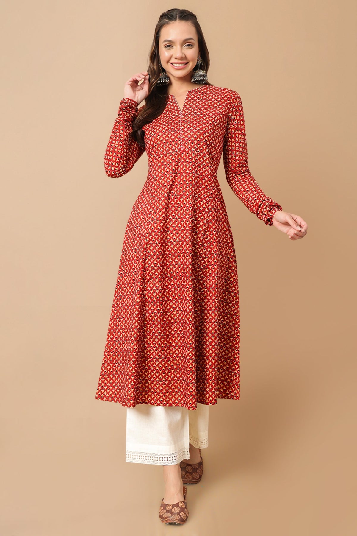 Cotton Printed Kurti - cotton saree