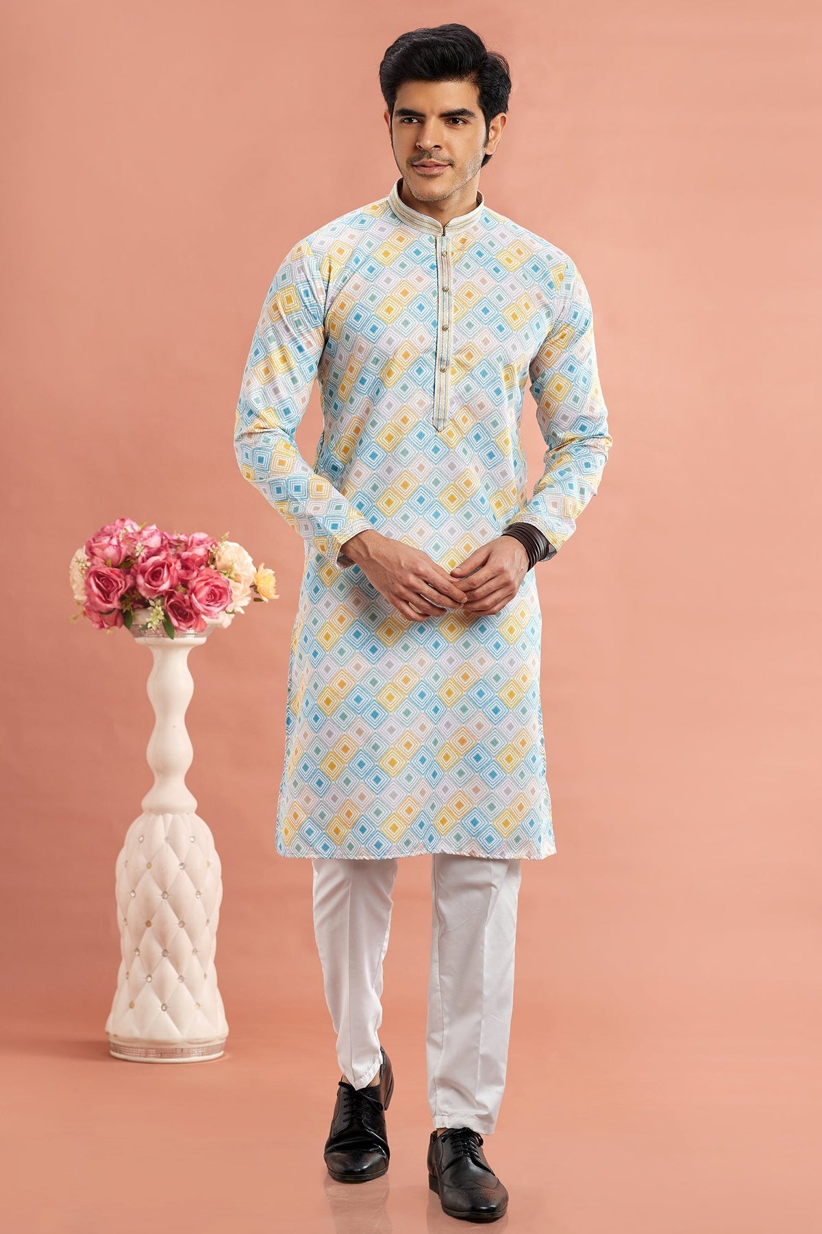Digital Cotton Printed Kurta Pajama