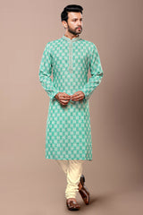 Cotton Printed Kurta Pajama