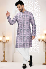 Rayon Silk Printed Kurta Pajama