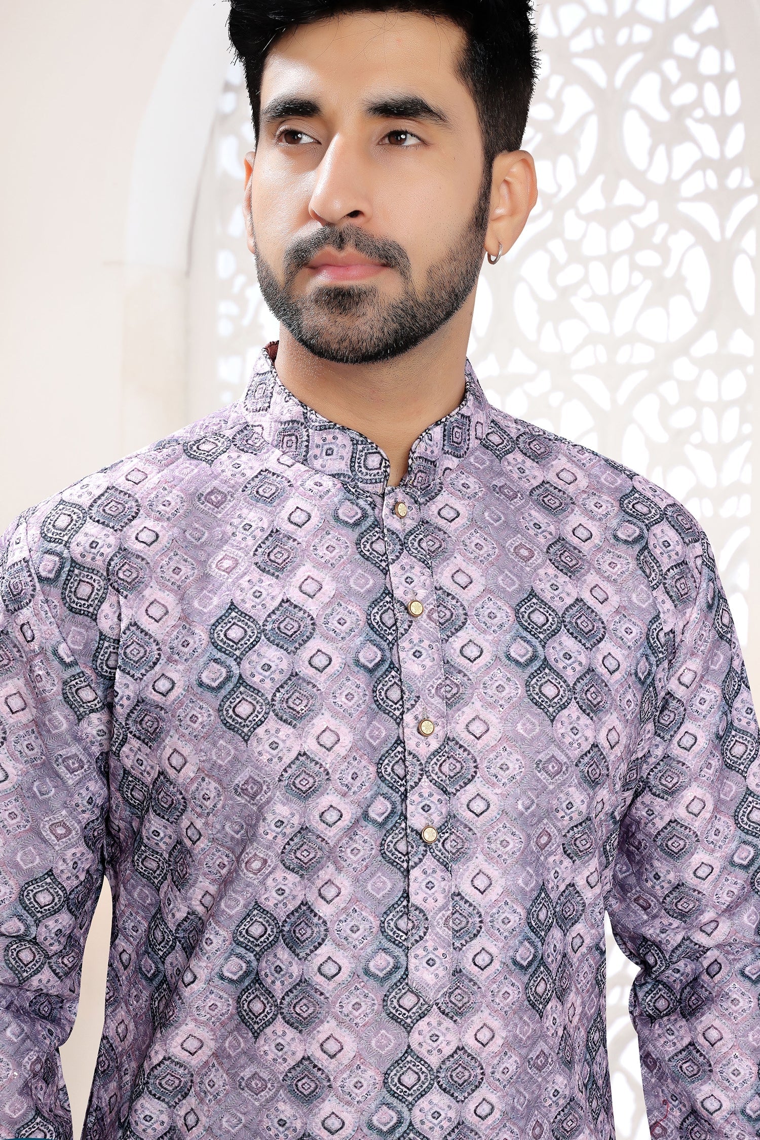 Rayon Silk Printed Kurta Pajama
