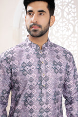 Rayon Silk Printed Kurta Pajama