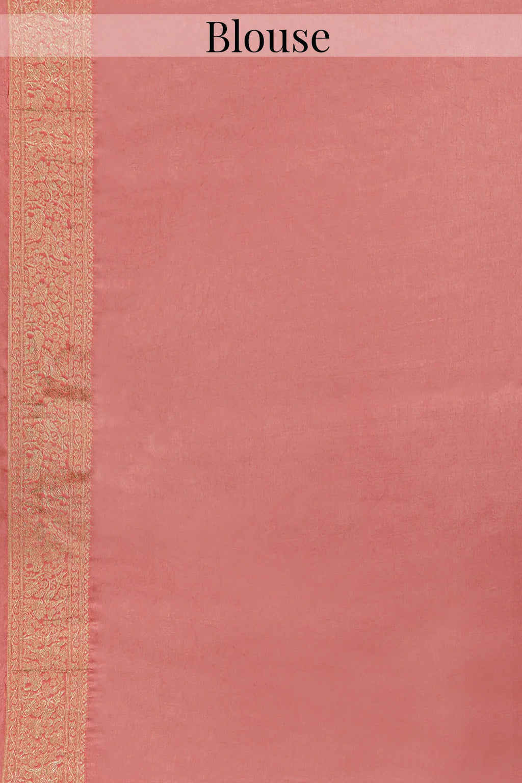 Flamingo Pink Woven Butti Saree in Muga Silk with Elephant and Peacock Motifs - pink silk saree