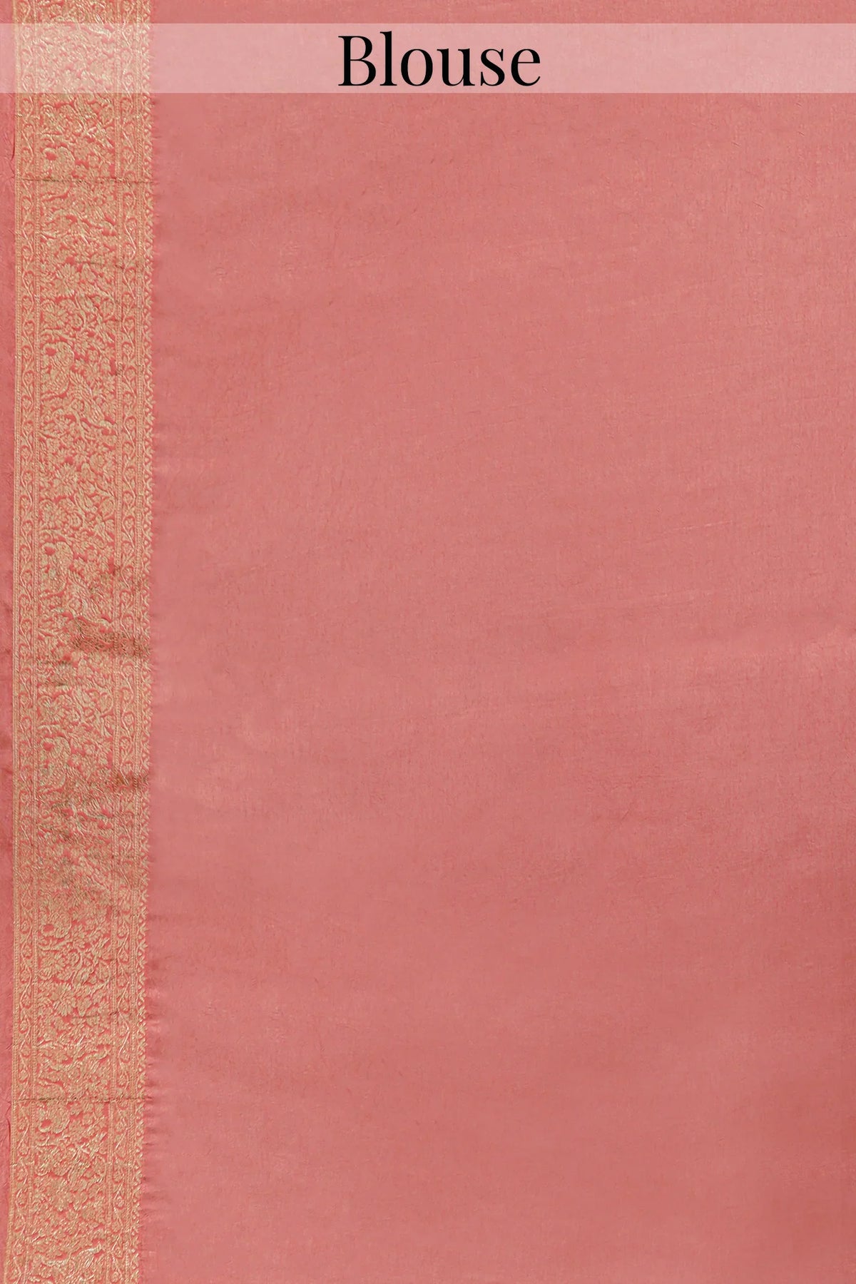 Flamingo Pink Woven Butti Saree in Muga Silk with Elephant and Peacock Motifs - pink silk saree