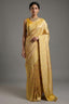 Light Yellow Silk All Over Woven Saree - yellow silk saree