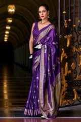 Satin Munga Art Silk Woven Saree