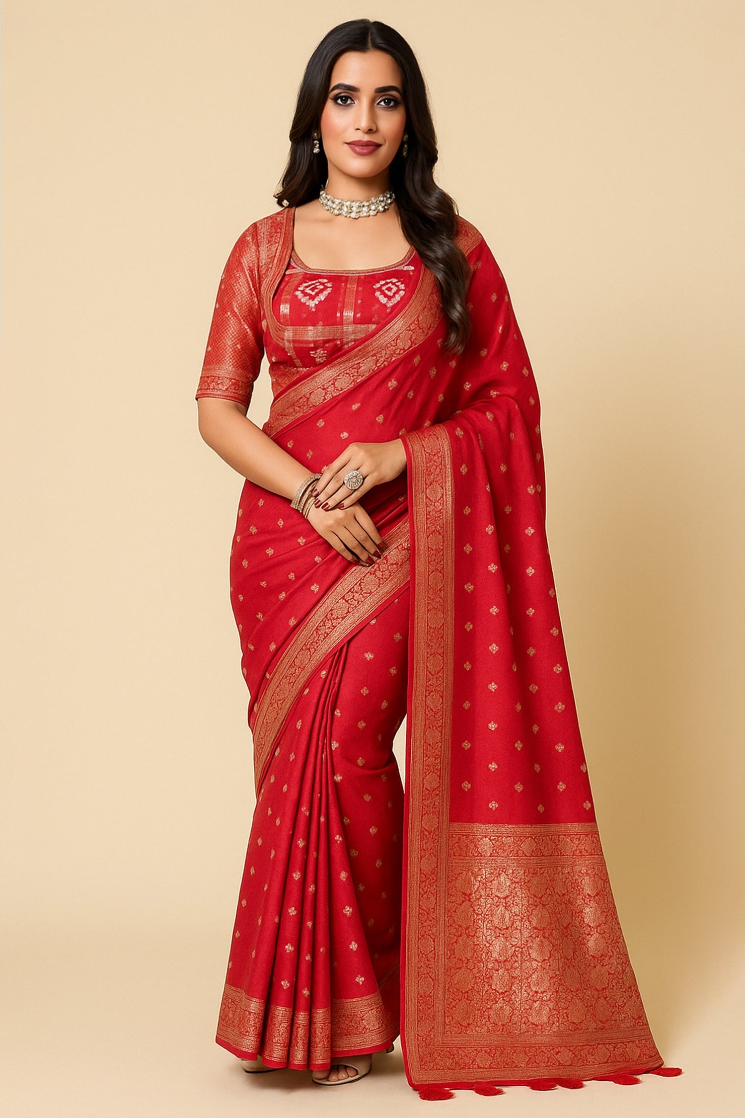 Dola Silk Woven Saree