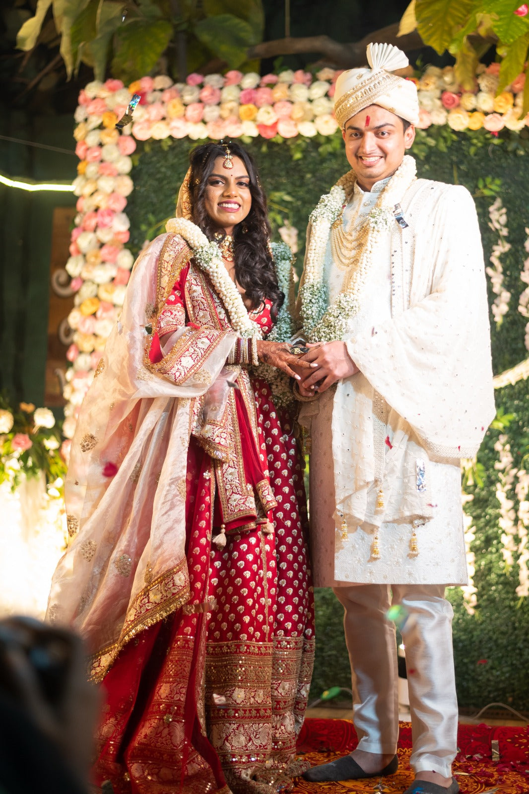 Saree.com customer wearing Indian occasion wear