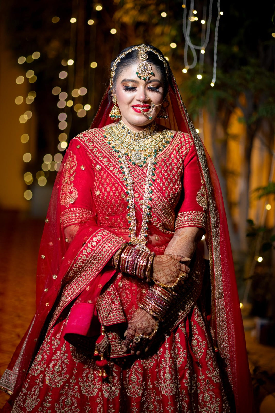 Saree.com customer wearing Indian occasion wear